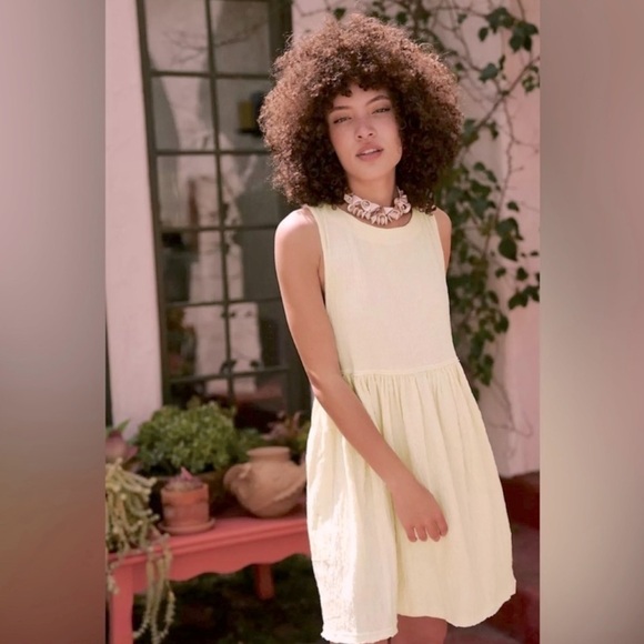 Free People Dresses & Skirts - Free People I’m Still Obsessed Sleeveless Mini Dress Cream Size Medium NWOT